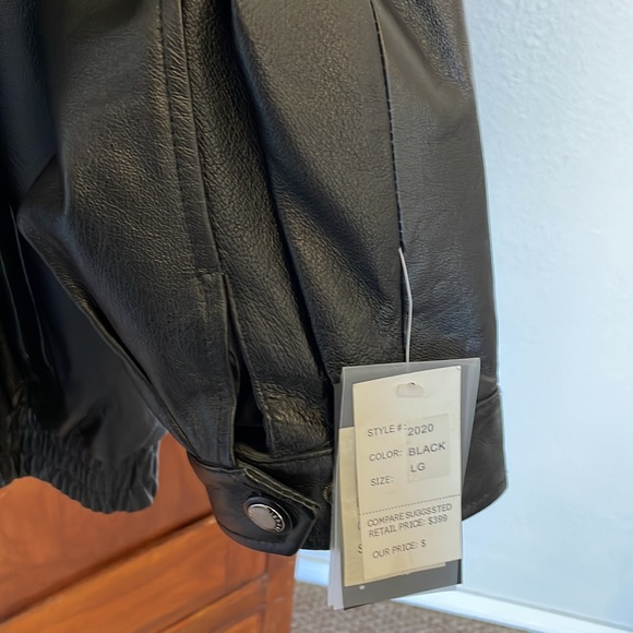 Men’s MM Michael Michelle U.S.A. Large Leather Jacket - Picture 6 of 13